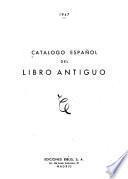 Catálogo español del libro antiguo