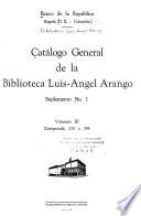 Catálogo general de la Biblioteca Luis-Angel Arango