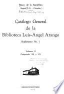 Catálogo general de la Biblioteca Luis-Angel Arango