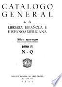 Catálogo general de la librería española e hispanoamericana