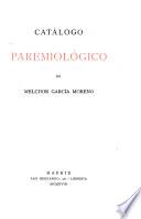 Catálogo paremiológico de Melchor García Moreno