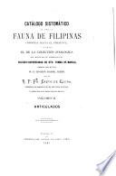 Catálogo sistemático de toda la fauna de Filipinas