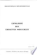 Catalogue des cassettes musicales