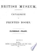 Catalogue of Printed Books