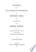Catalogue of the Birds in the British Museum