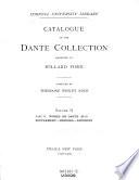 Catalogue of the Dante Collection
