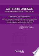 Cátedra Unesco. Derechos humanos y violencia: Gobierno y gobernanza