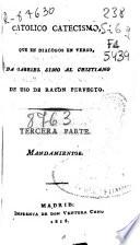 Catolico catecismo que en dialogos en verso da Gabriel Simo al cristiano de uso de razon perfecto