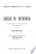 Causas de infidencia