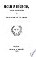 Cecilia la cieguecita. Drama en tres actos