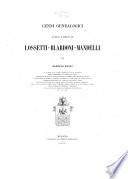 Cenni genealogici sulla famiglia Lossetti-Blardoni-Mandelli per Damiano Muoni