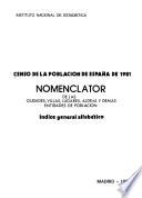 Censo de la población de España de 1981