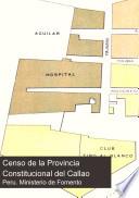 Censo de la Provincia Constitucional del Callao, 20 de junio de 1905