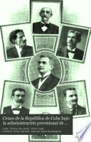 Censo de la República de Cuba bajo la administración provisional de los Estados Unidos 1907
