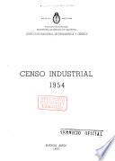 Censo industrial, 1954