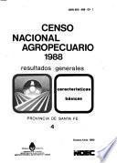 Censo nacional agropecuario 1988