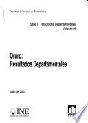 Censo Nacional de Población y Vivienda 2001: Oruro