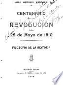 Centenario de la revolucíon del 25 de mayo de 1810