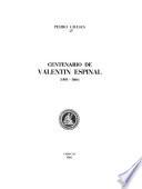 Centenario de Valentín Espinal, 1803-1866
