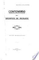 Centenario del sacrificio de Ricaurte, 1814-1914