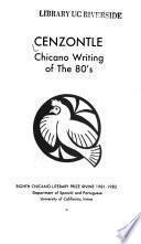 Cenzontle, Chicano Writings of the 80's