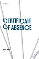 Certificate of Absence