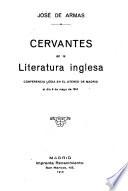 Cervantes en la literatura inglesa