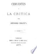 Cervantes y la crítica