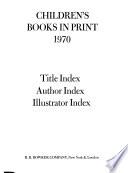 Children's Books in Print