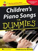 Children's Piano Songs for Dummies