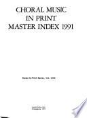 Choral Music in Print