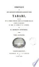 Chronique, tr. sur la version pers. d'Abou-'Alî Mo'hammed Bel'amî par H. Zotenberg