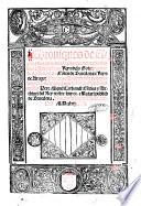 Chroniques de Espana fins aci no diuulgades: que tracta d'ls nobles e inuictissims reys dels Gots: y gestes de aquells: y dels contes de Barcelona: e reys de Arago: ab moltes coses dignes de perpetua memoria. Compilada per ... pere Miquel Carbonell: ...