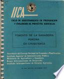 Ciclo de Adiestramiento en Preparacion Y Evaluacion de Proyectos Agricolas