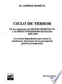 Ciclo de terror en los regímenes de Higinio Morínigo M. y Alfredo Stroessner Matiauda, 1940-1989