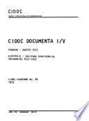 CIDOC documenta I/V