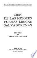 Cien de las mejores poesías líricas salvadoreñas