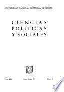 Ciencias políticas y sociales