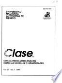 Citas latinoamericanas en sociología, economía y humanidades