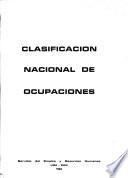 Clasificación nacional de ocupaciones