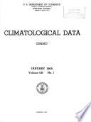 Climatological Data