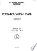 Climatological Data, Michigan