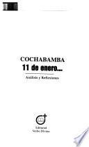 Cochabamba, 11 de enero--
