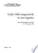Codici della trasgressività in area ispanica