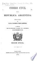 Código civil de la República Argentina