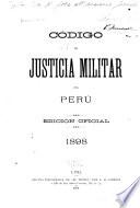 Código de justicia militar del Perú