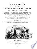 Codigo de las costumbres maritimas de Barcelona. hasta aqui vulgarmente llamado libro del consulado. Nuevamente trad. - ... por Antonio de Capmany y de Monpalau