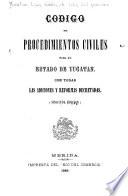 Código de procedimientos civiles para el estado de Yucatán