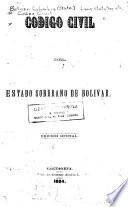 Código del estado soberano de Bolivar