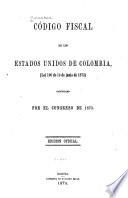 Código fiscal de los Estados Unidos de Colombia